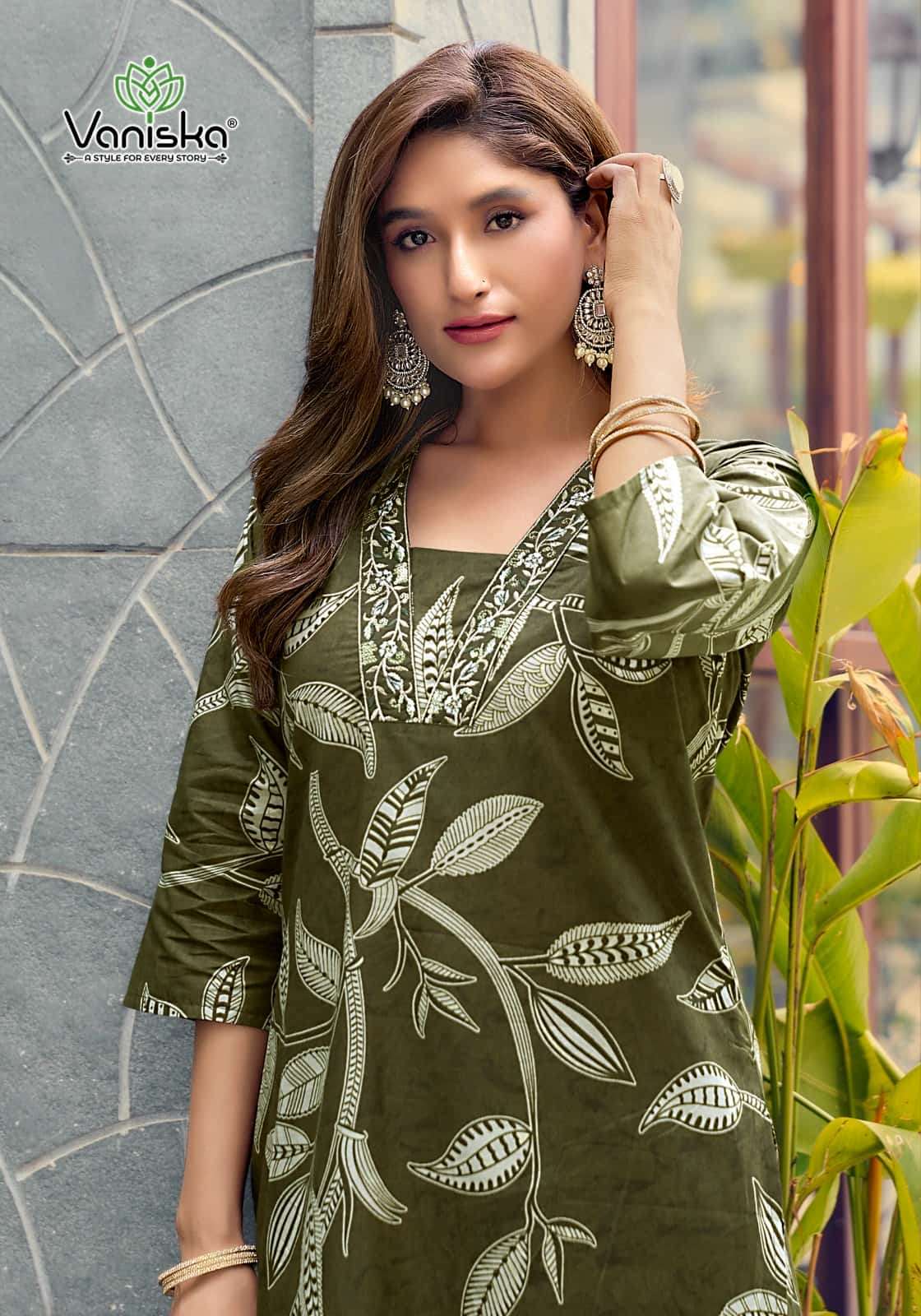 Vaniska Cotton Candy Vol 1 Cotton Kurti Pant Set - Amrah Wholesale