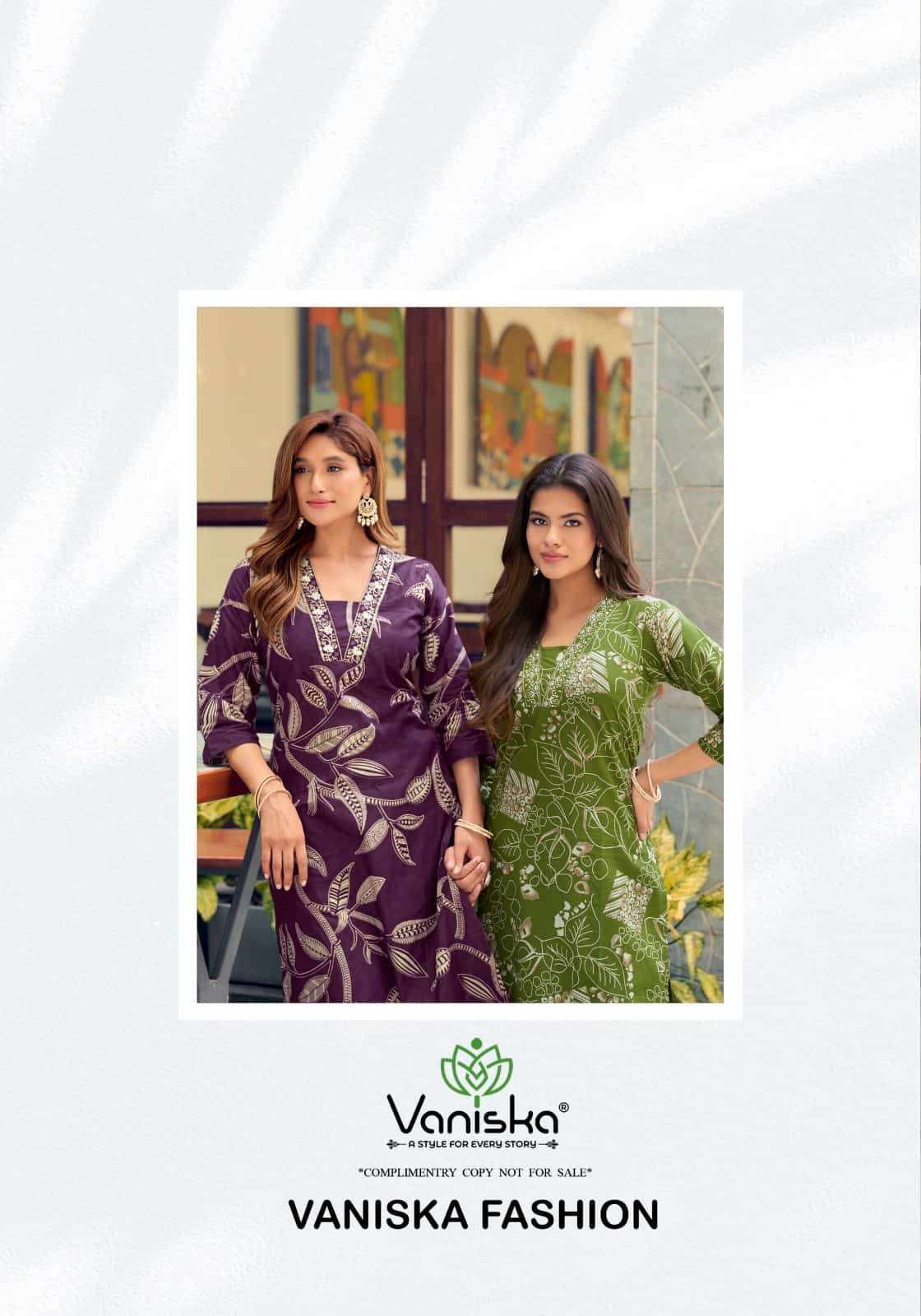 Vaniska Cotton Candy Vol 1 Cotton Kurti Pant Set - Amrah Wholesale