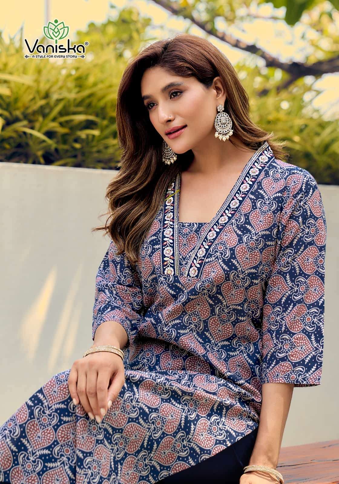 Vaniska Cotton Candy Vol 1 Cotton Kurti Pant Set