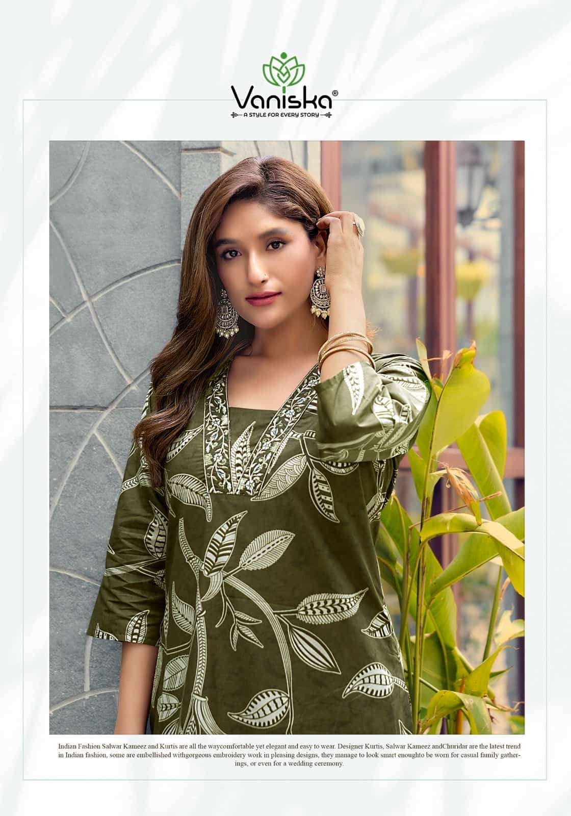 Vaniska Cotton Candy Vol 1 Cotton Kurti Pant Set