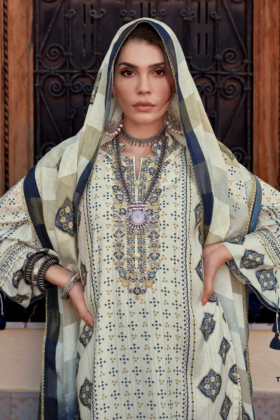 Varsha The Ajrakh Chapter Dress Material - Amrah Wholesale