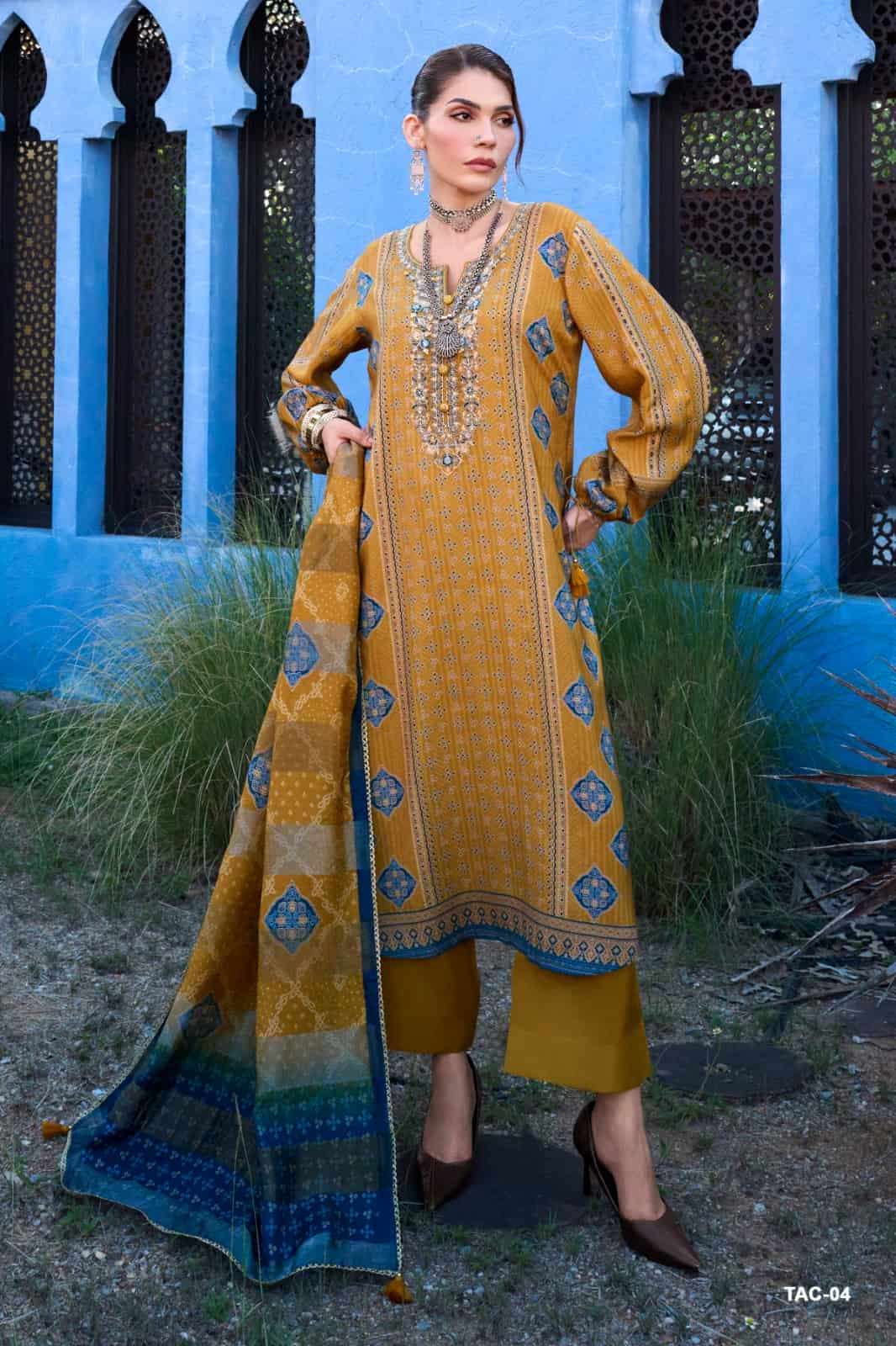 Varsha The Ajrakh Chapter Dress Material - Amrah Wholesale