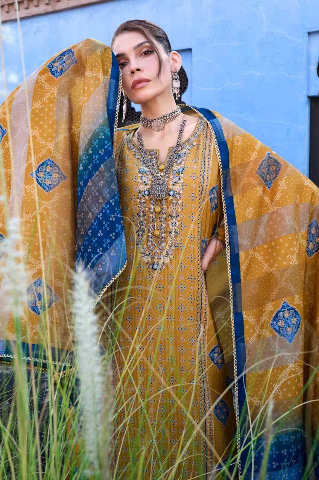 Varsha The Ajrakh Chapter Dress Material - Amrah Wholesale