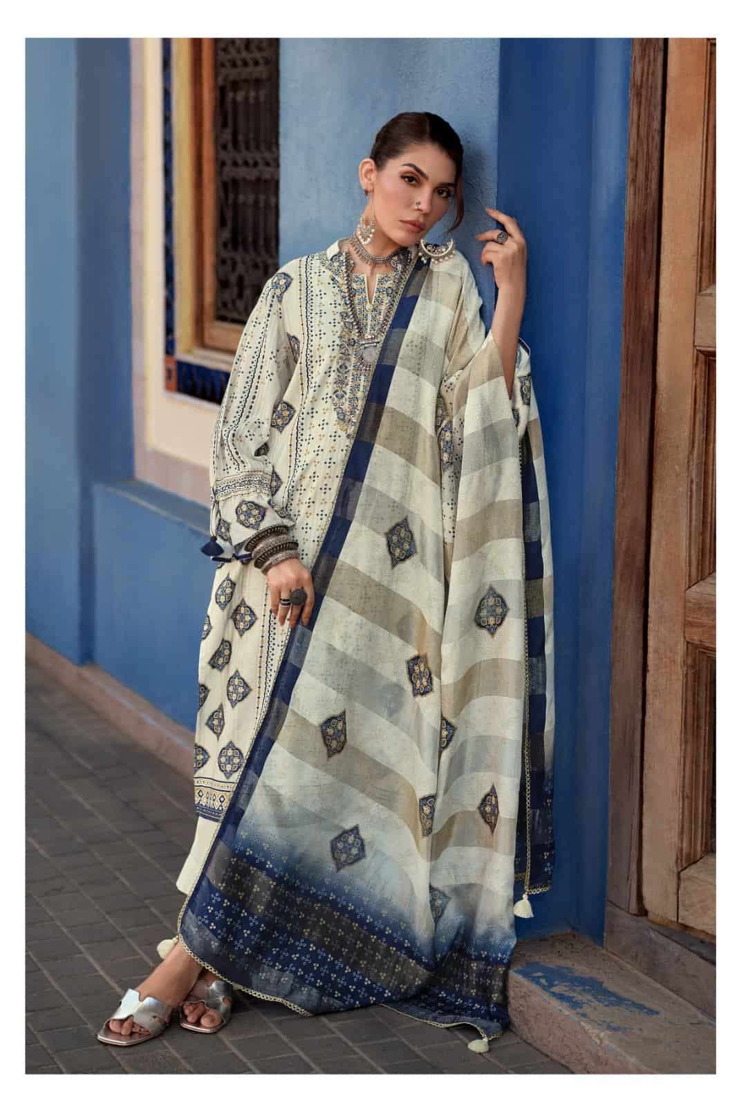 Varsha The Ajrakh Chapter Dress Material - Amrah Wholesale