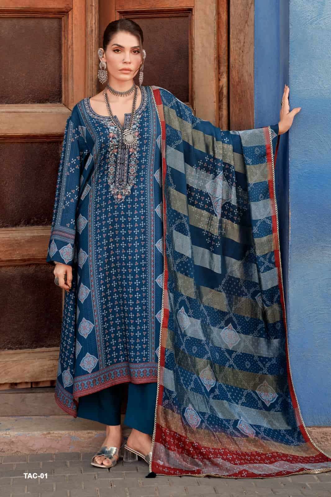 Varsha The Ajrakh Chapter Dress Material - Amrah Wholesale