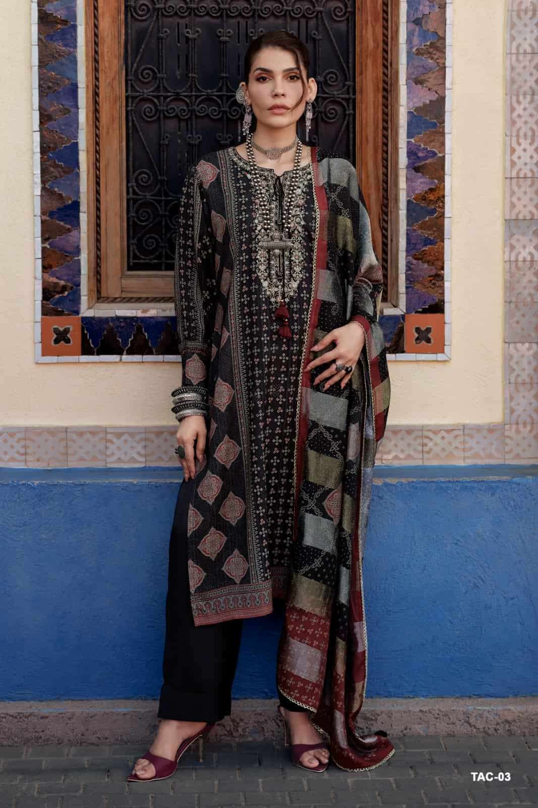 Varsha The Ajrakh Chapter Dress Material - Amrah Wholesale