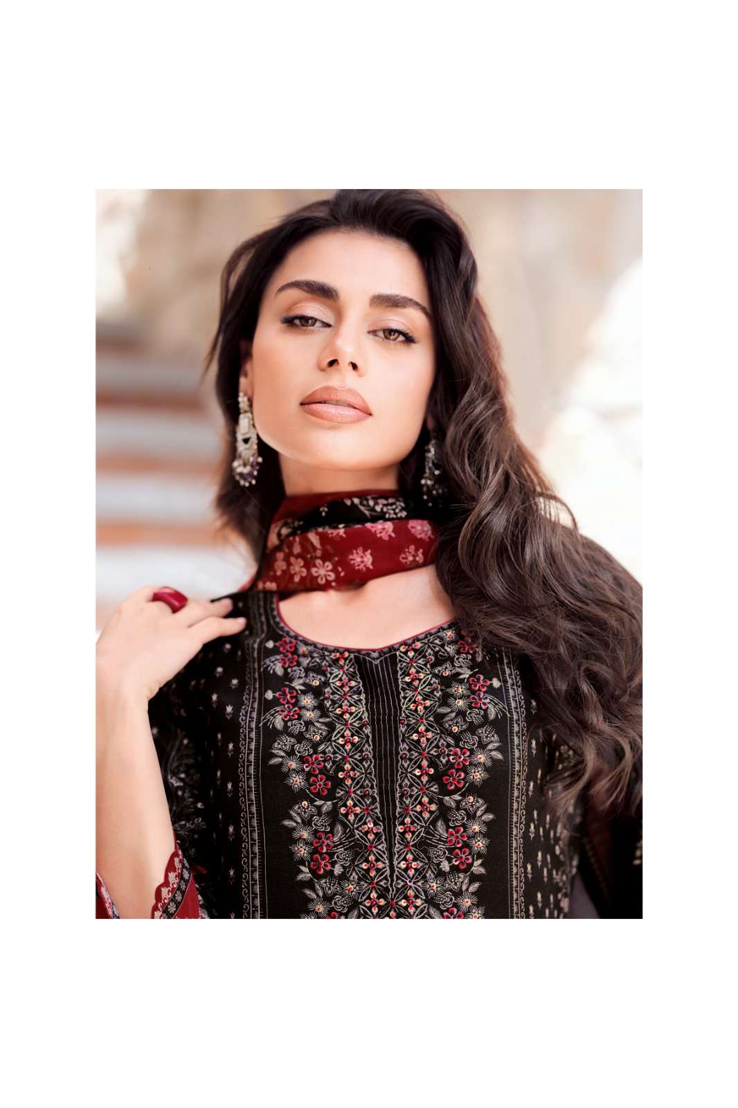 Varsha Arcis Viscose Muslin Dress Material - Amrah Wholesale