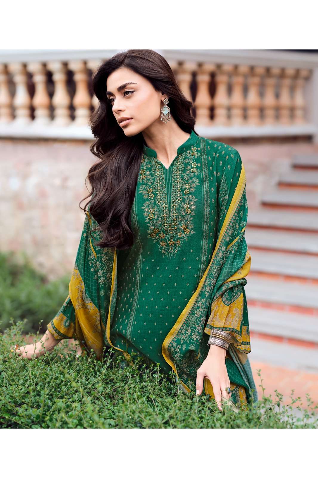 Varsha Arcis Viscose Muslin Dress Material - Amrah Wholesale
