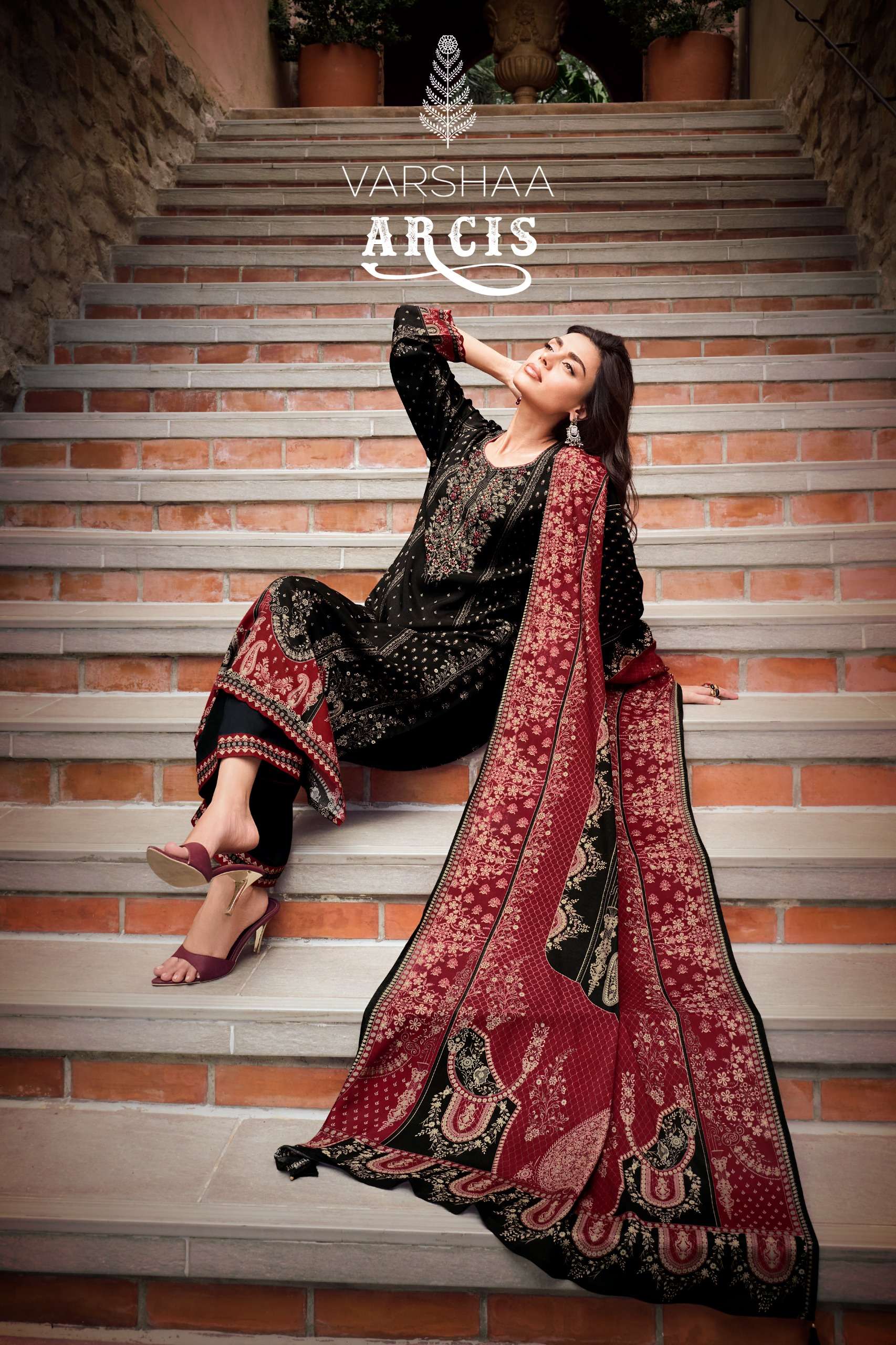 Varsha Arcis Viscose Muslin Dress Material