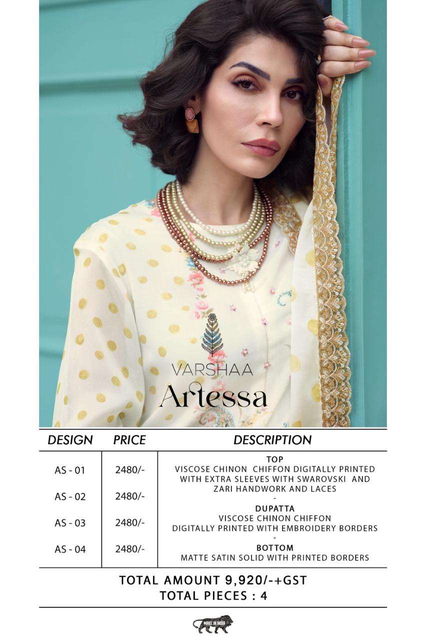 Varsha Artessa Salwar Suit Set Wholesale Catalogue - Amrah Wholesale
