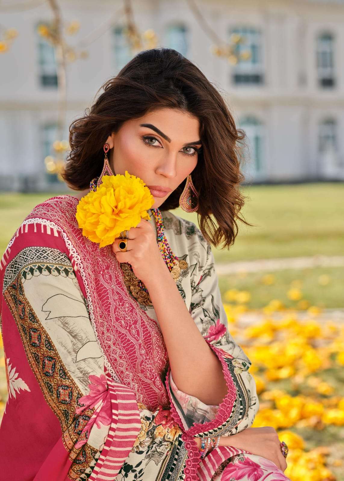 Varsha Fashion Artisan Story Premium Lawn Cotton Designer Salwar Suit Set