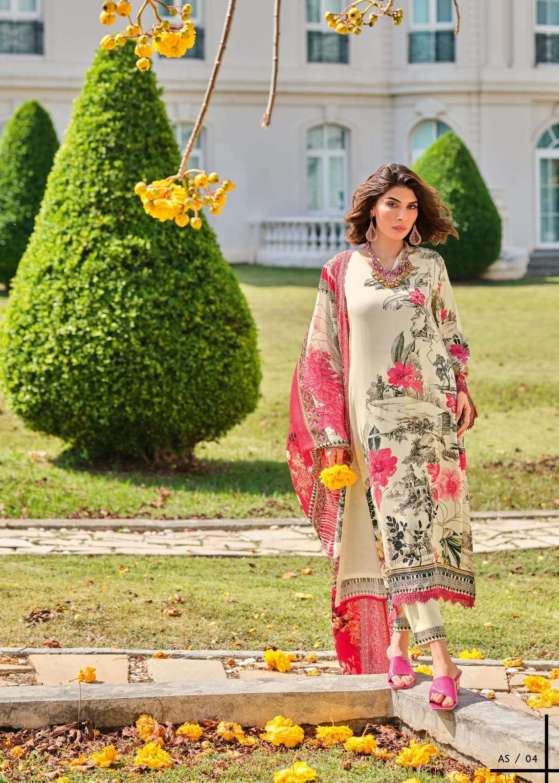Varsha Fashion Artisan Story Premium Lawn Cotton Designer Salwar Suit Set