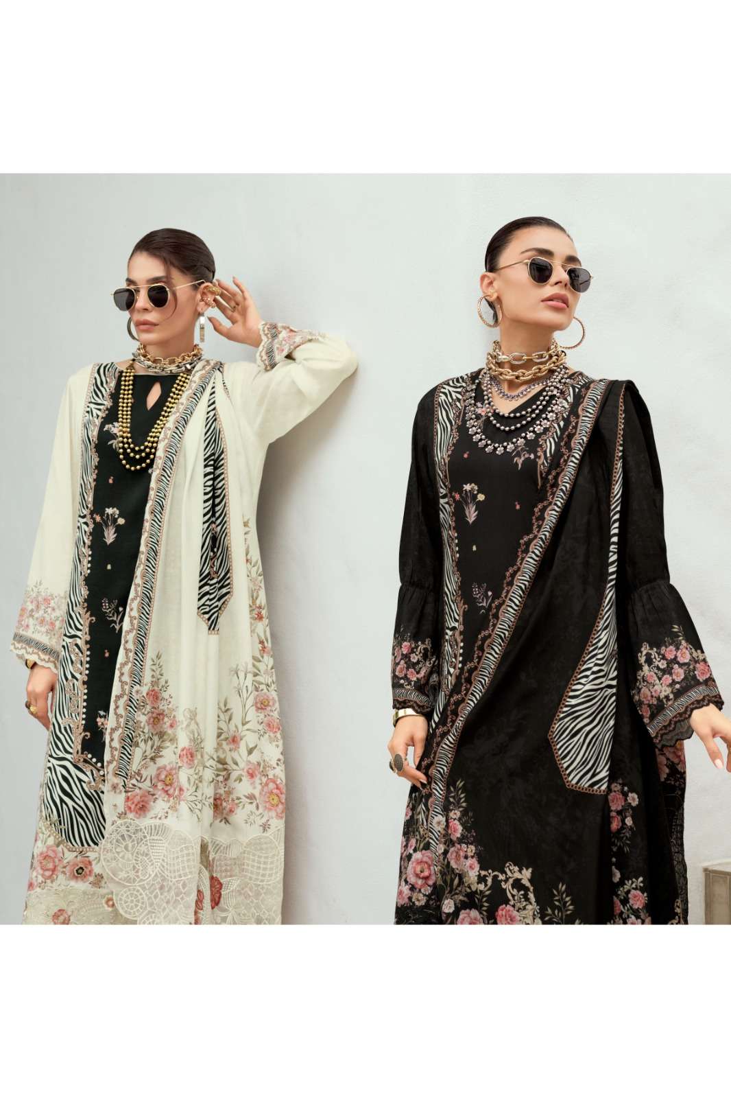 Varsha Beautiful People Muslin Embroidered Dress Material - Amrah Wholesale