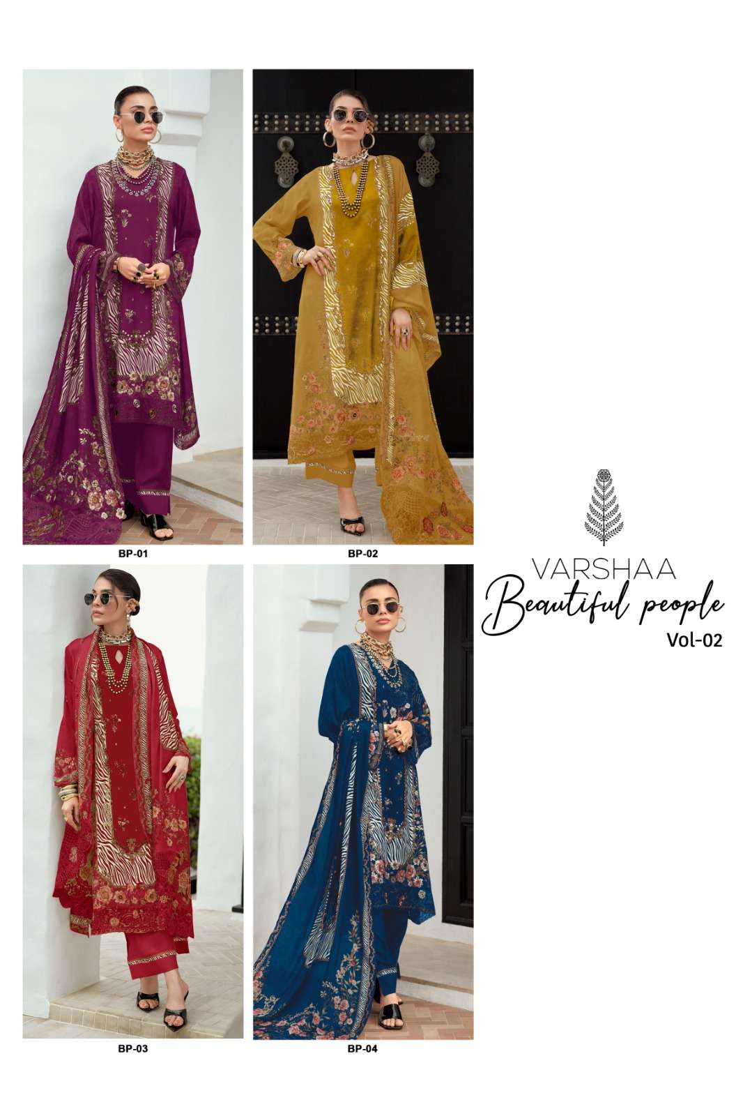 Varsha Fashion Beautiful People Vol 2 Viscose Muslin Designer Salwar Suit Set