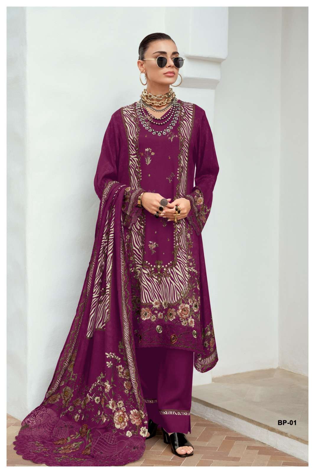 Varsha Fashion Beautiful People Vol 2 Viscose Muslin Designer Salwar Suit Set