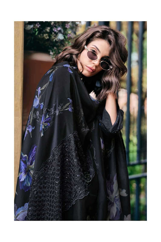 Varsha Black Majestic Premium Pashmina Dress Material