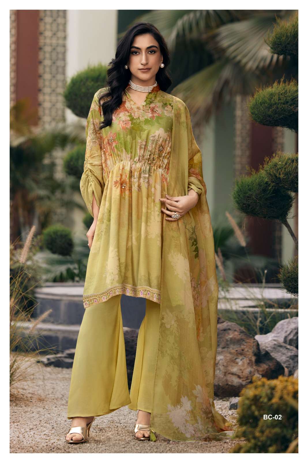 Varsha Fashion Botanica Mul Cotton Dress Material