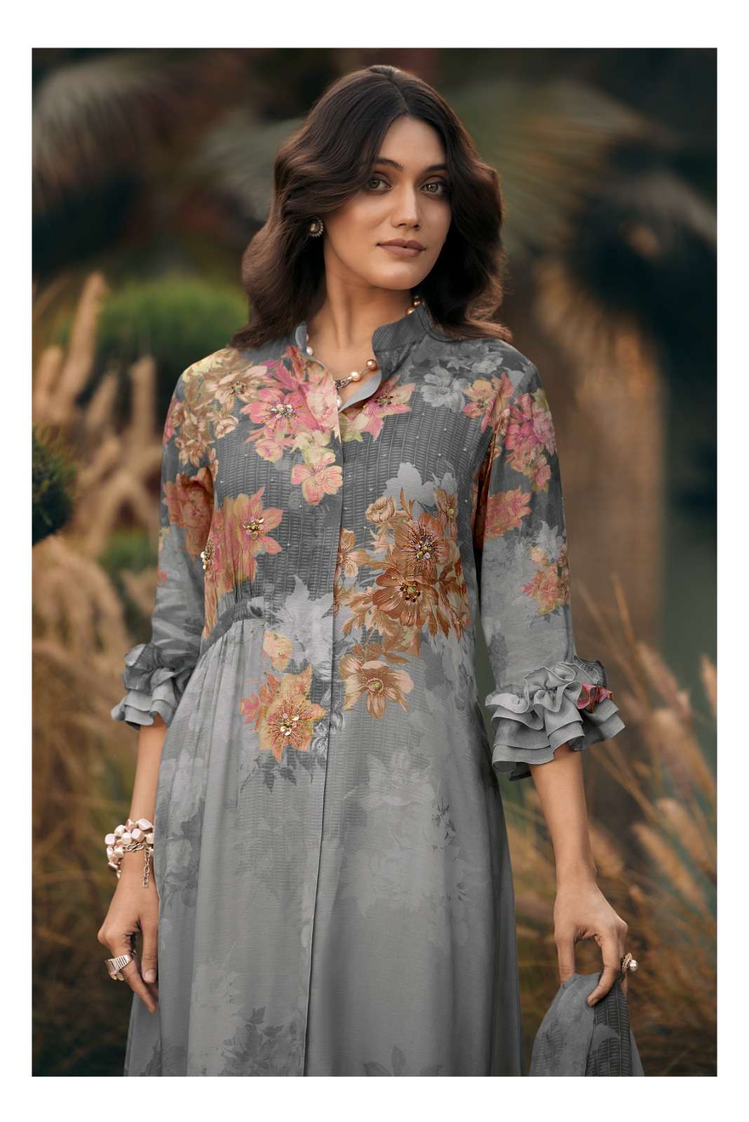 Varsha Fashion Botanica Mul Cotton Dress Material