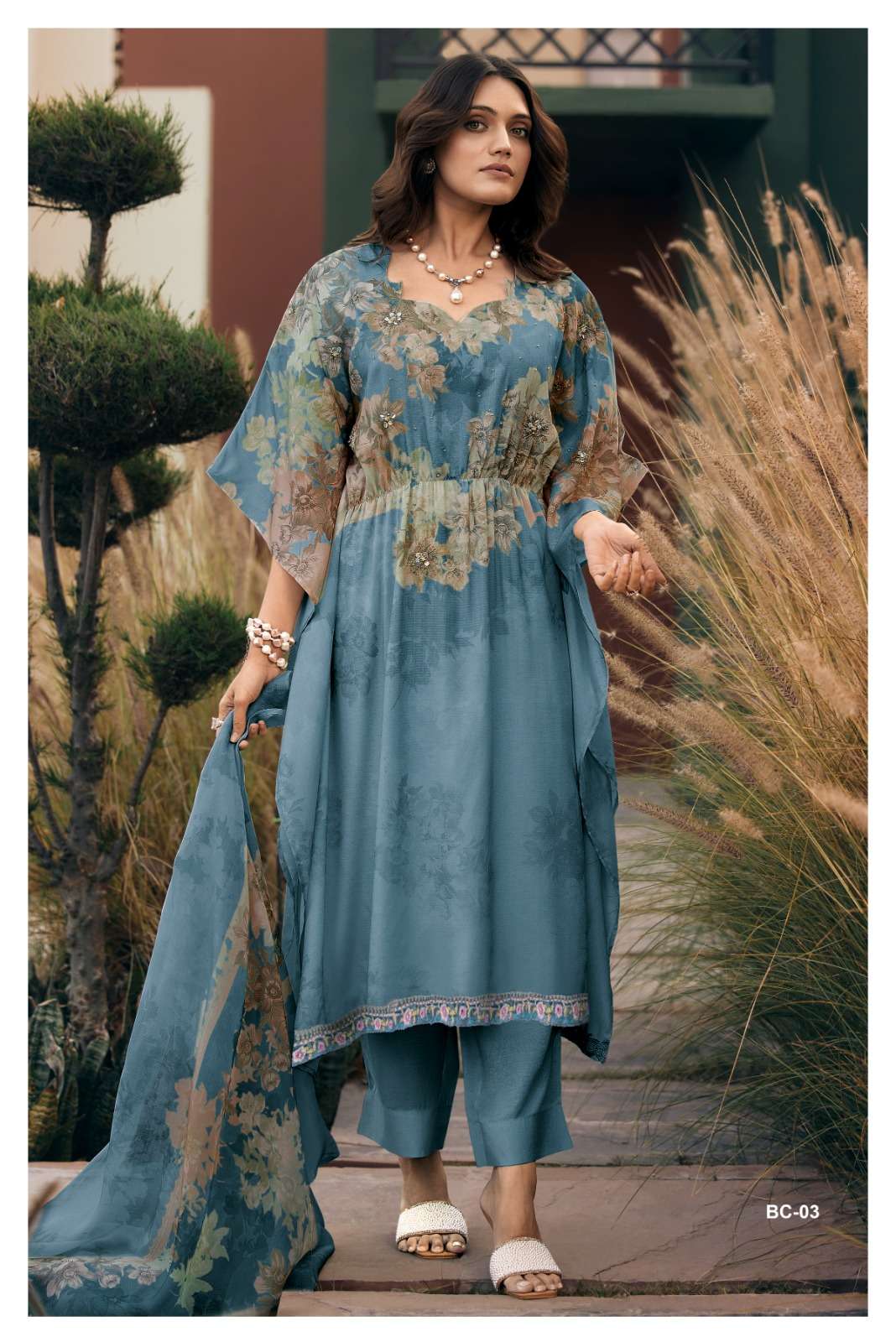 Varsha Fashion Botanica Mul Cotton Dress Material
