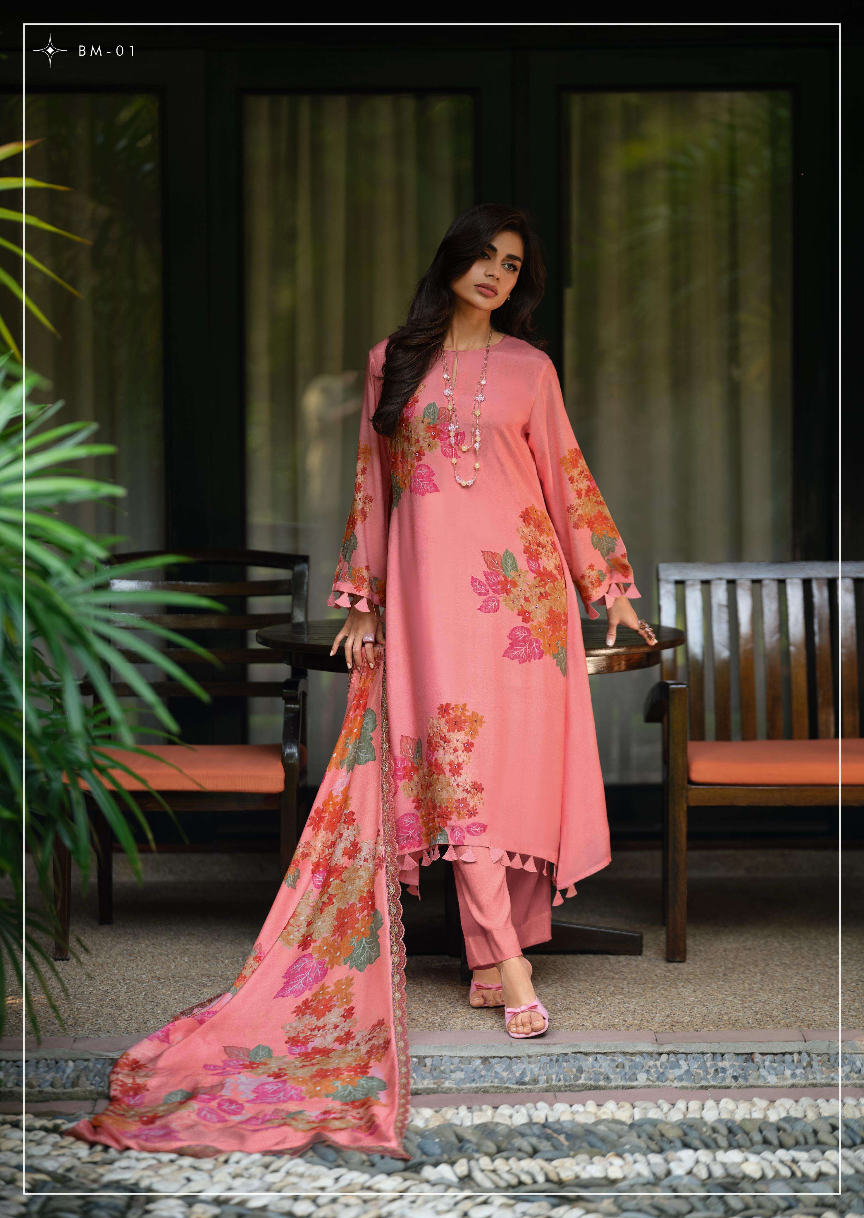 Varsha Fashion Breeze Mode Viscose Muslin Designer Salwar Suit Set