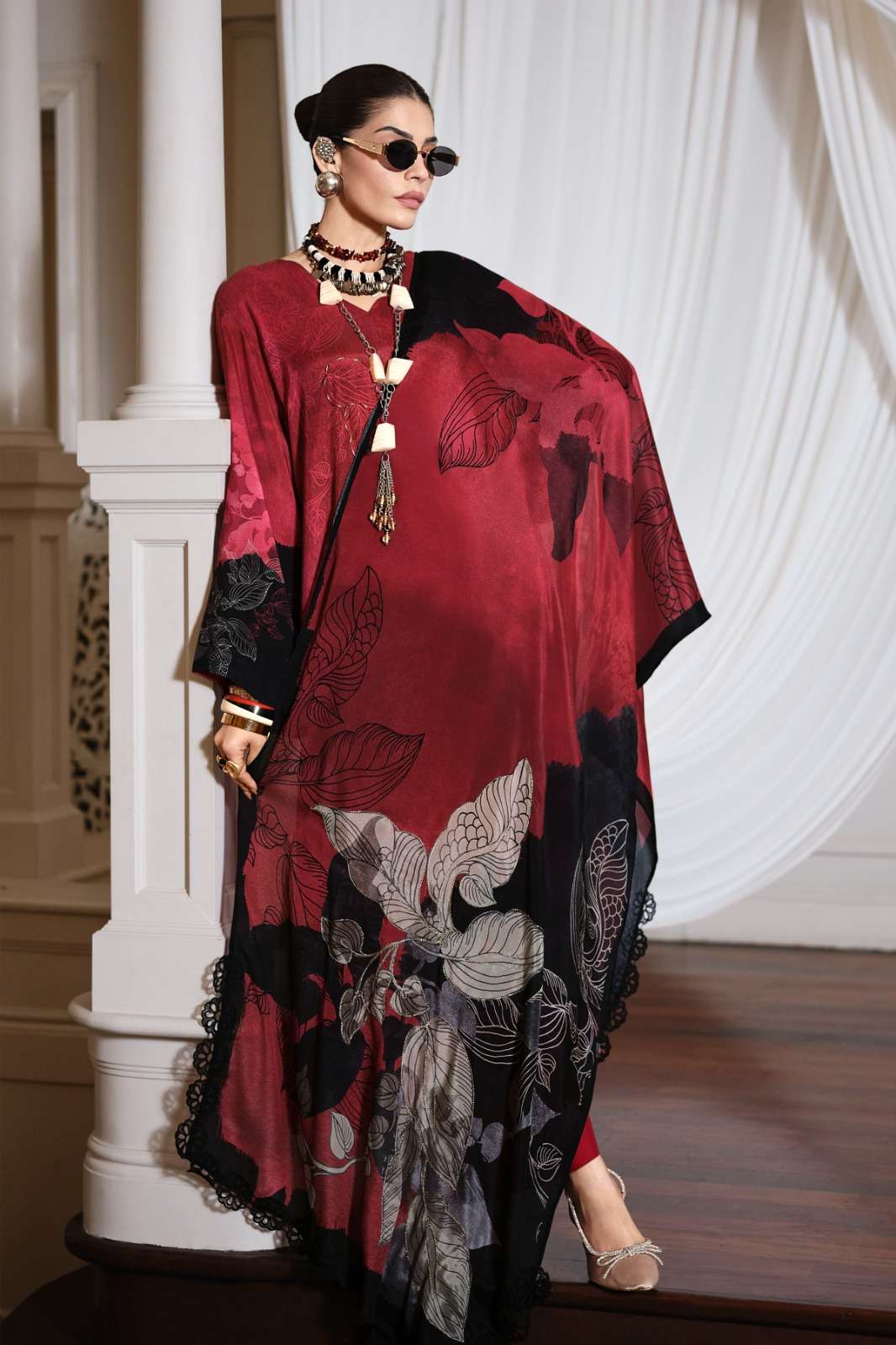 Varsha Canvas Muslin Dress Material - Amrah Wholesale