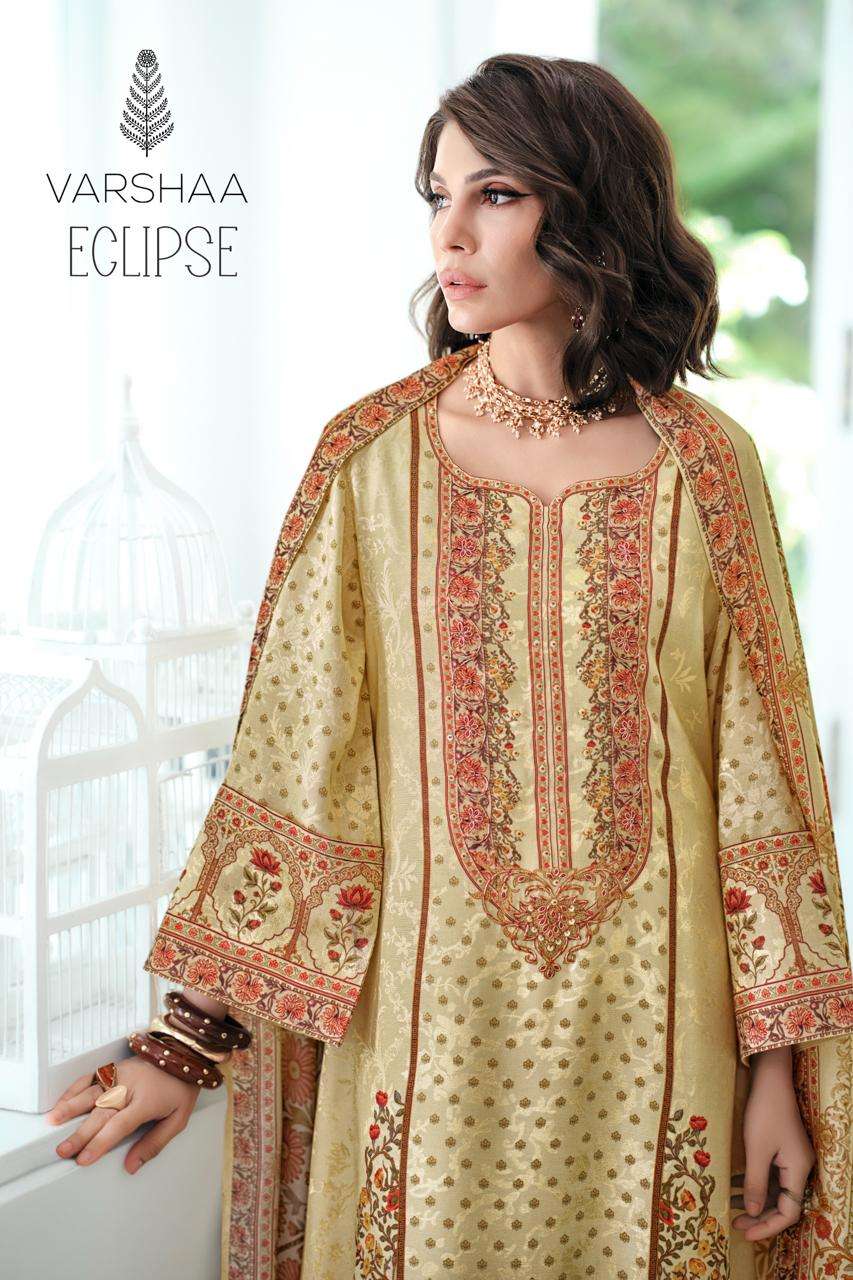 Varsha Fashion Eclipse Bloom Silk Designer Dress Material