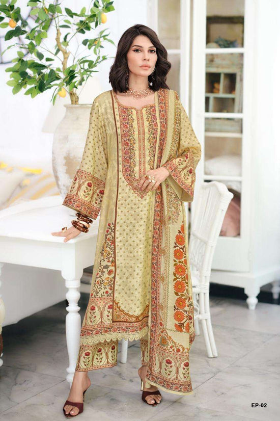 Varsha Fashion Eclipse Bloom Silk Designer Dress Material