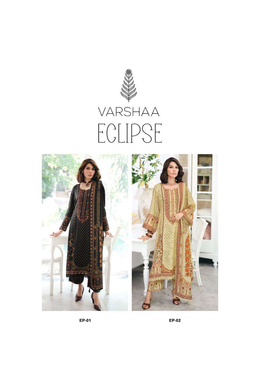 Varsha Fashion Eclipse Bloom Silk Designer Dress Material