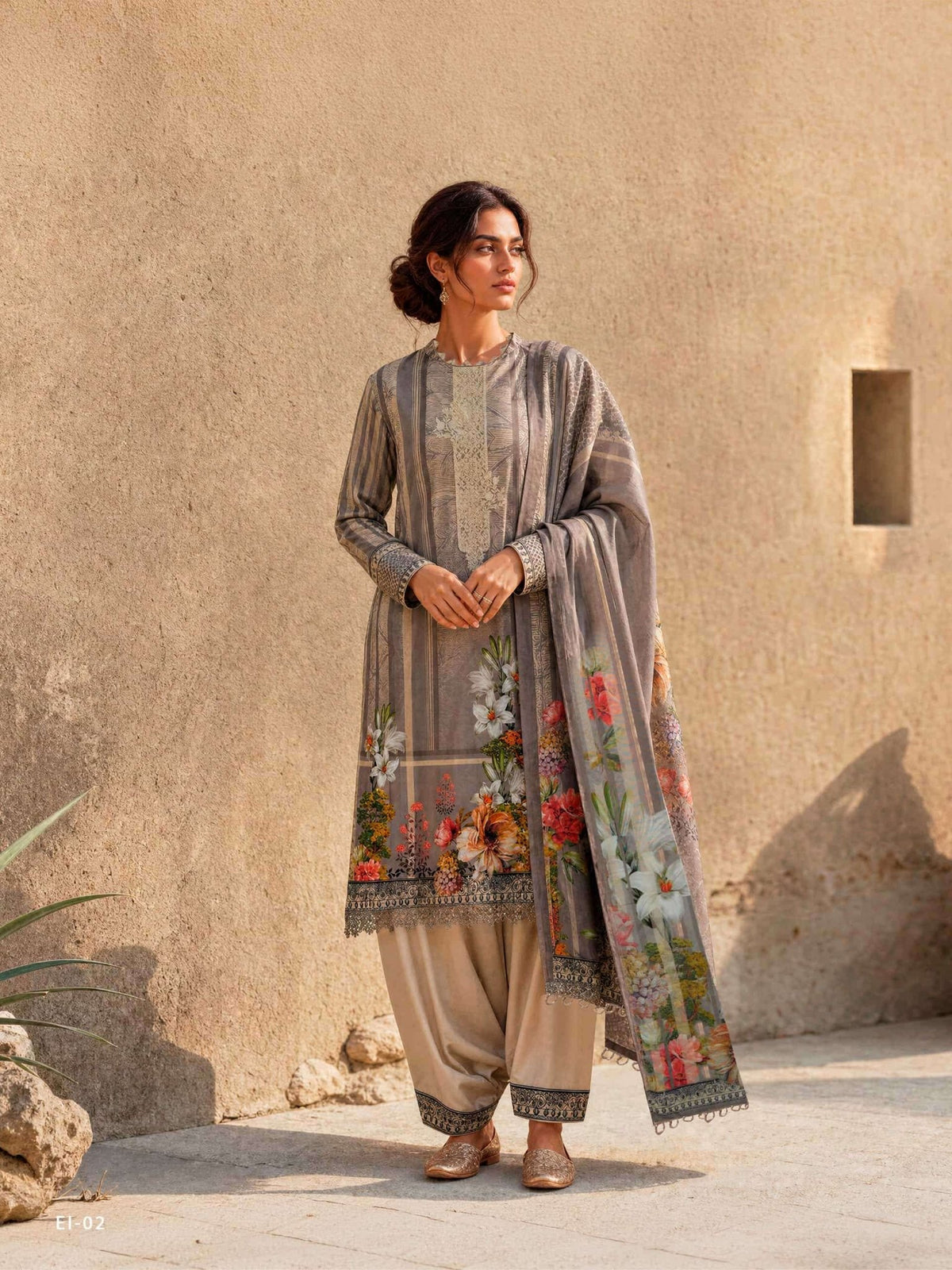 Varsha Elan E Ishq Chapter 2 Viscose Muslin Dress Material - Amrah Wholesale