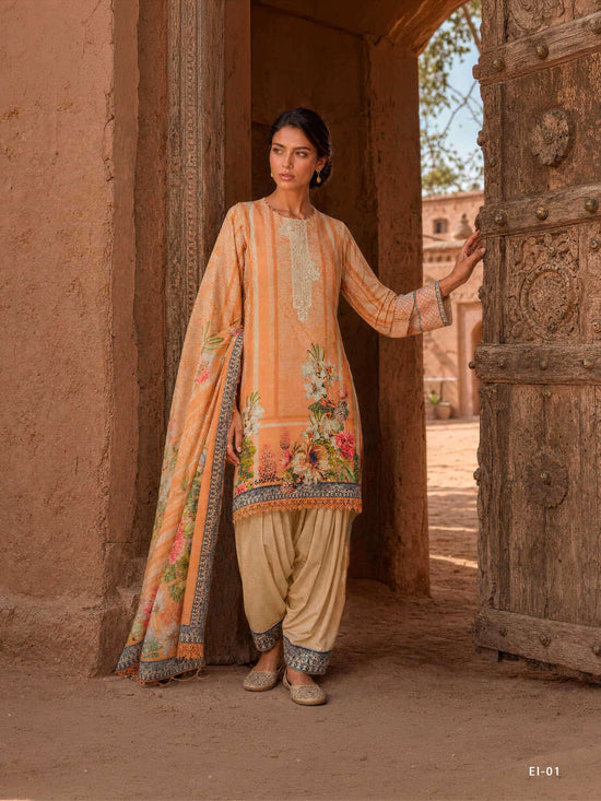 Varsha Elan E Ishq Chapter 2 Viscose Muslin Dress Material