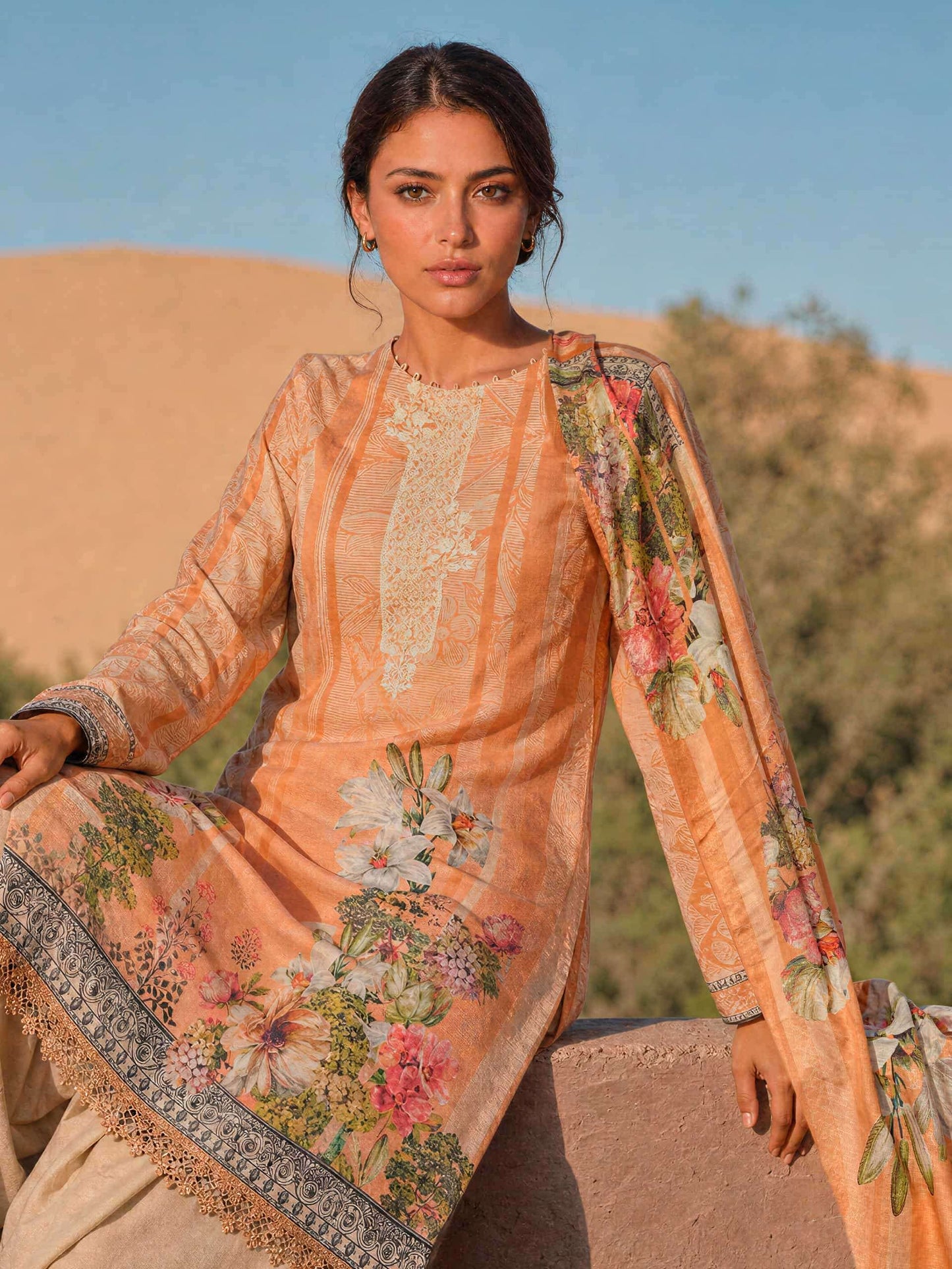 Varsha Elan E Ishq Chapter 2 Viscose Muslin Dress Material