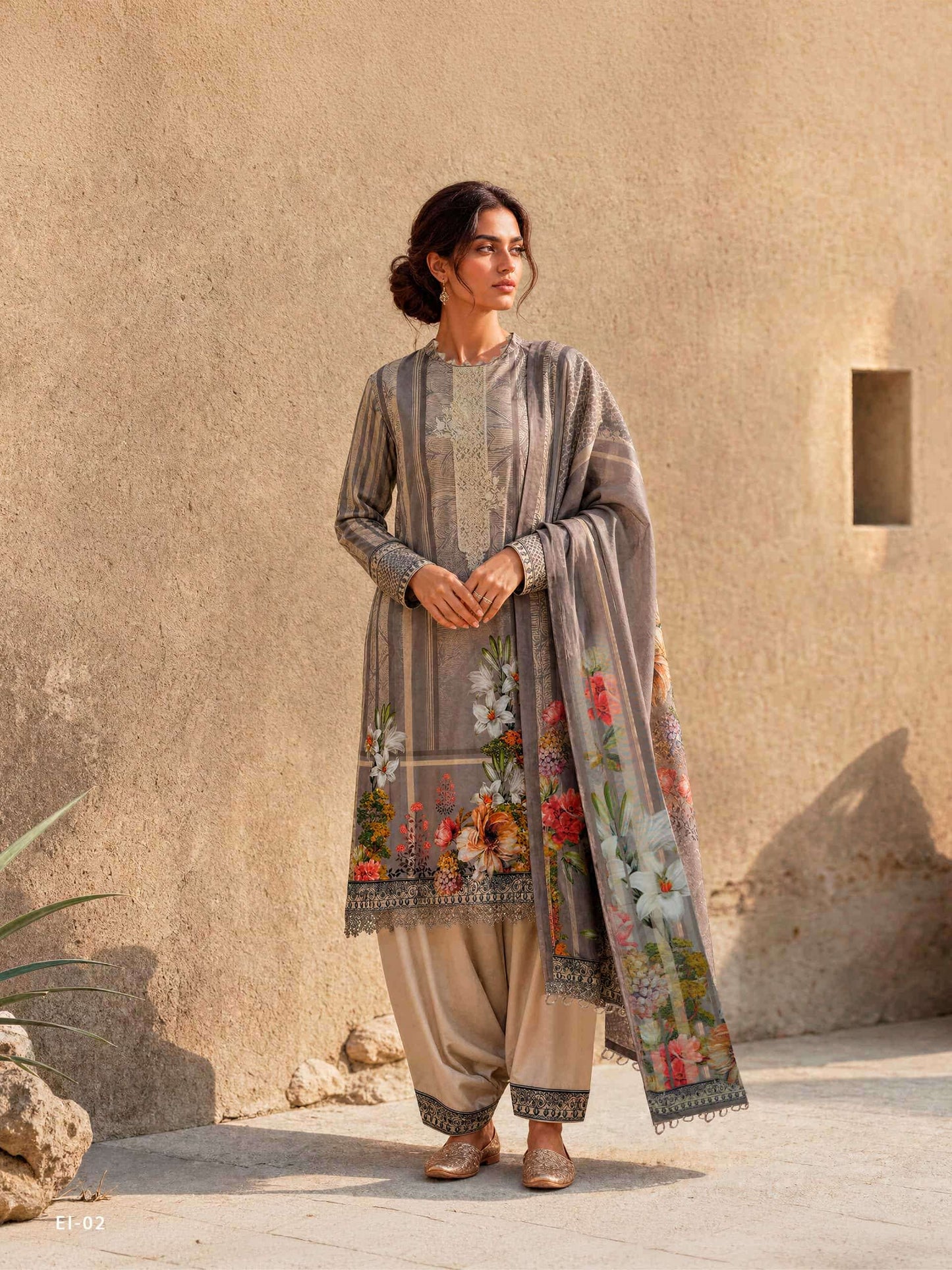 Varsha Elan E Ishq Chapter 2 Viscose Muslin Dress Material