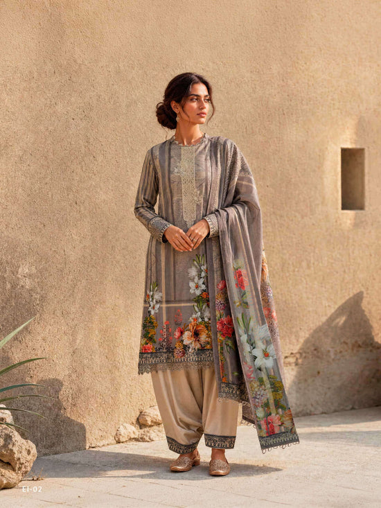 Varsha Elan E Ishq Chapter 2 Viscose Muslin Dress Material