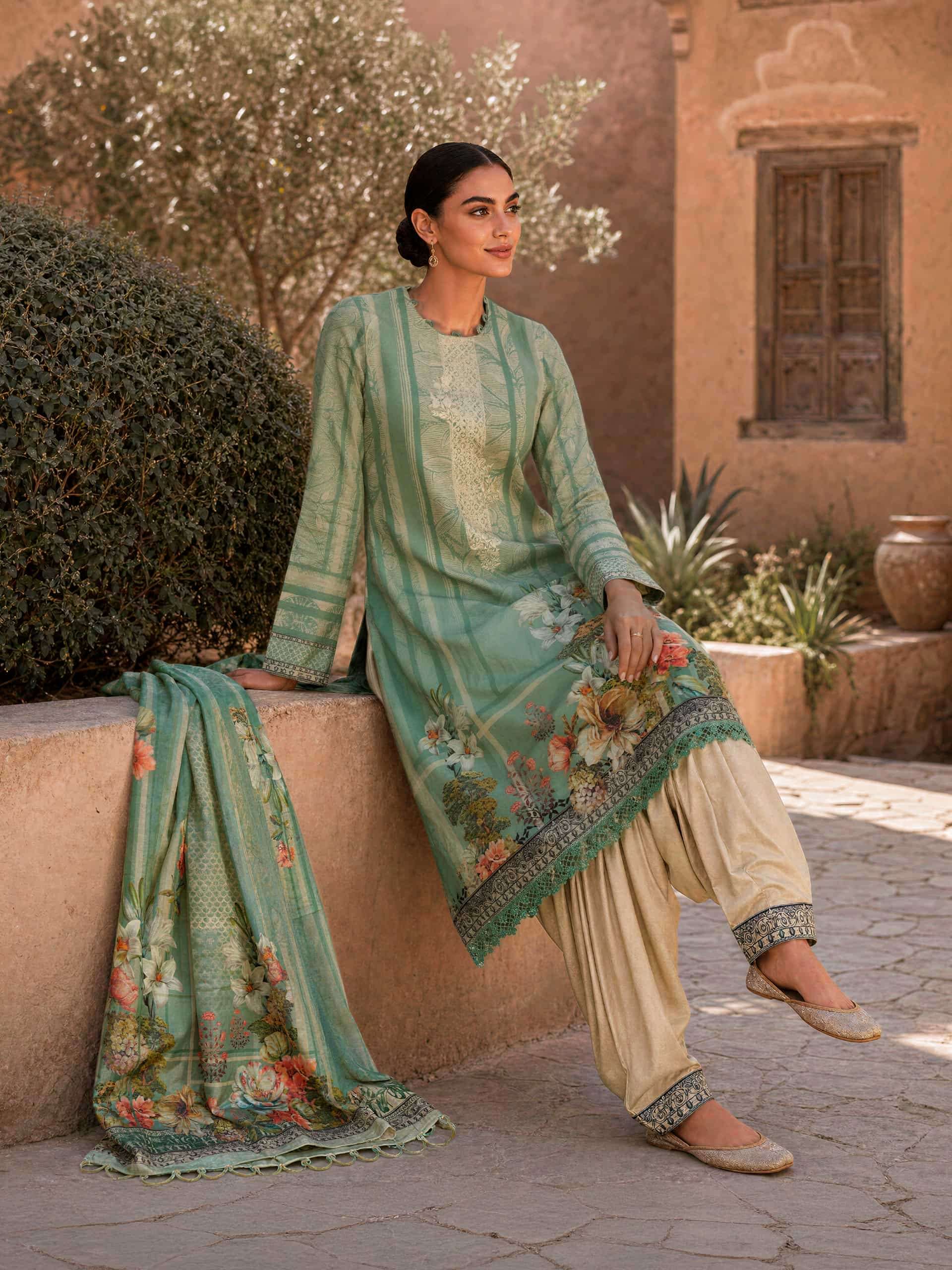 Varsha Elan E Ishq Chapter 2 Viscose Muslin Dress Material