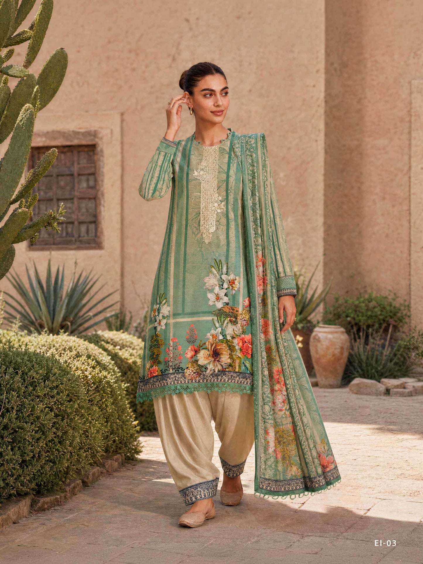 Varsha Elan E Ishq Chapter 2 Viscose Muslin Dress Material