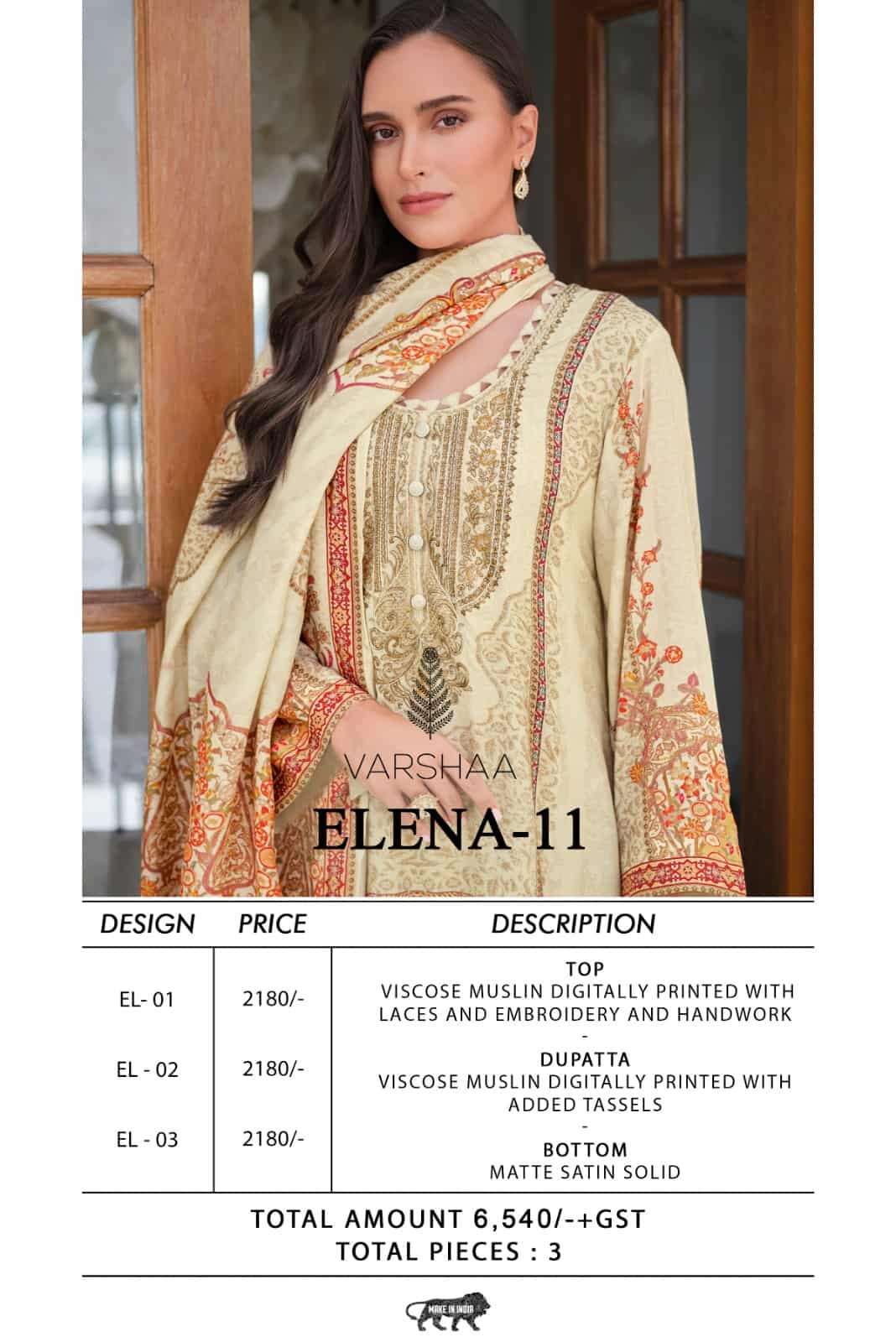 Varsha Fashion Elena Vol 11 - Amrah Wholesale