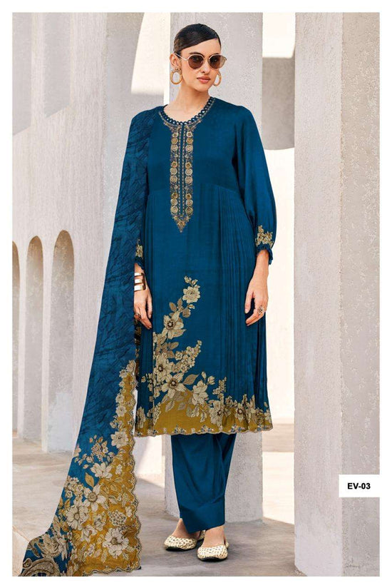 Varsha Fashion Evreen Muslin Dress Material Wholesale - Amrah Wholesale
