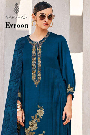 Varsha Fashion Evreen Muslin Dress Material Wholesale