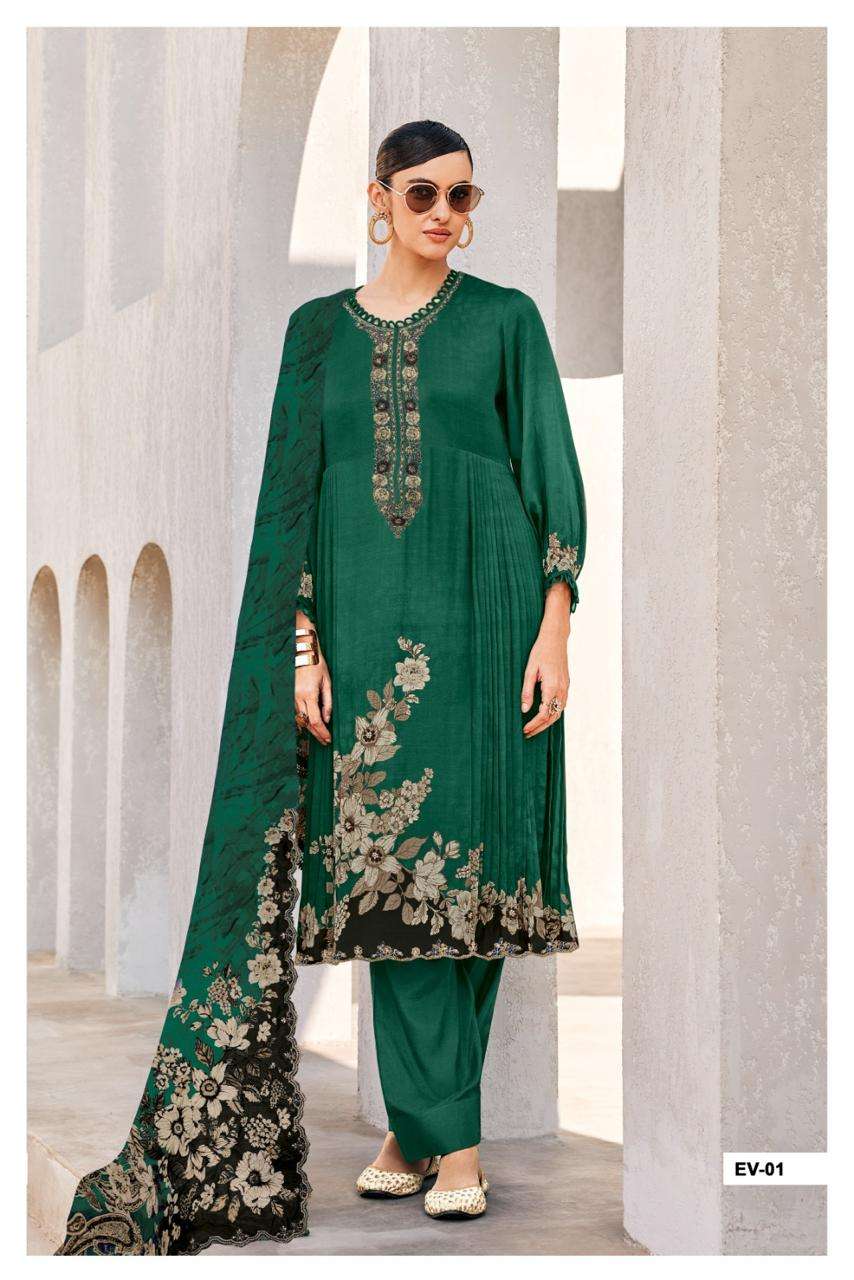 Varsha Fashion Evreen Muslin Dress Material Wholesale - Amrah Wholesale