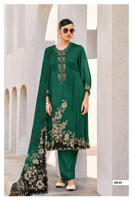 Varsha Fashion Evreen Muslin Dress Material Wholesale - Amrah Wholesale