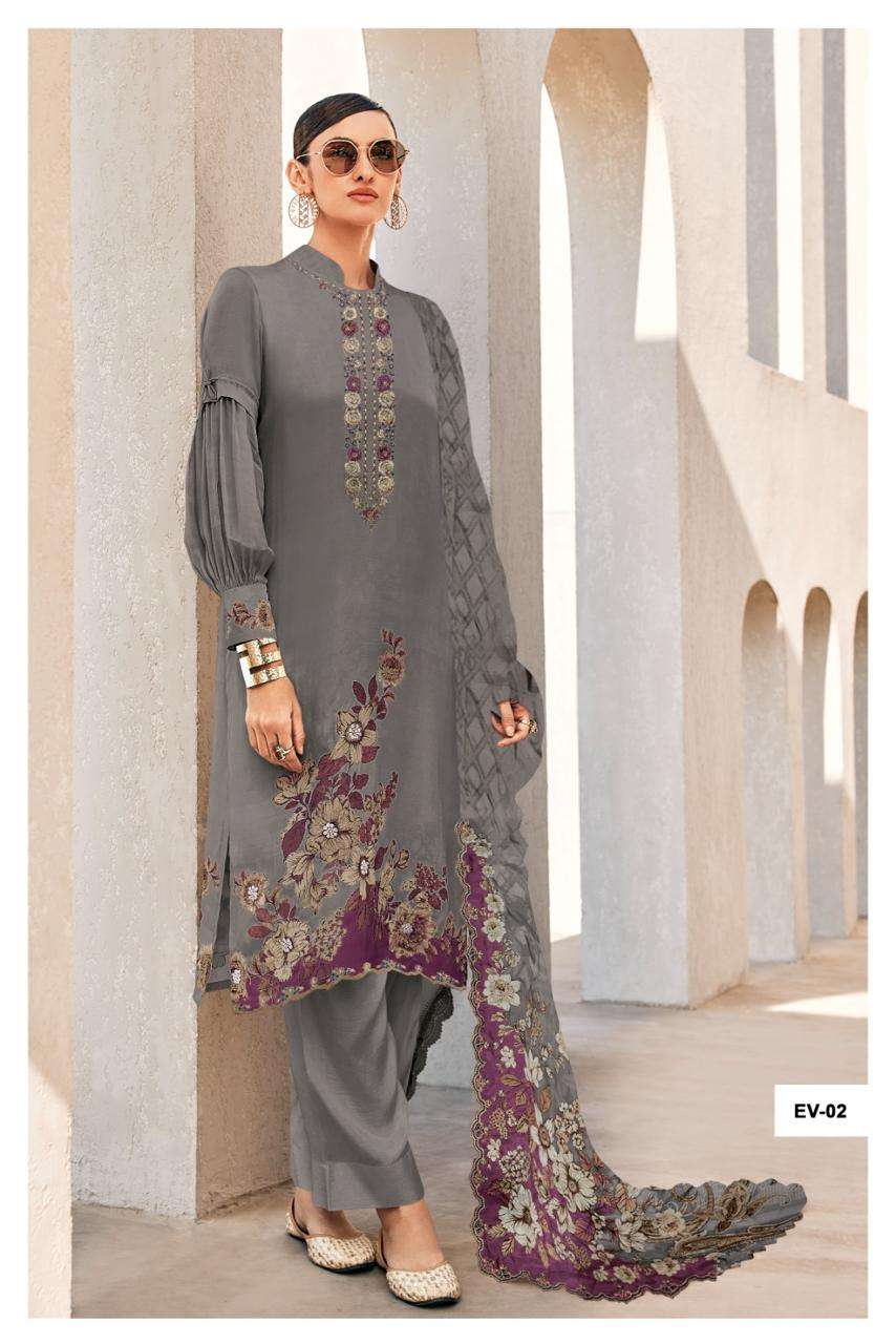 Varsha Fashion Evreen Muslin Dress Material Wholesale - Amrah Wholesale
