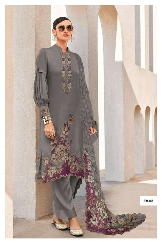 Varsha Fashion Evreen Muslin Dress Material Wholesale - Amrah Wholesale