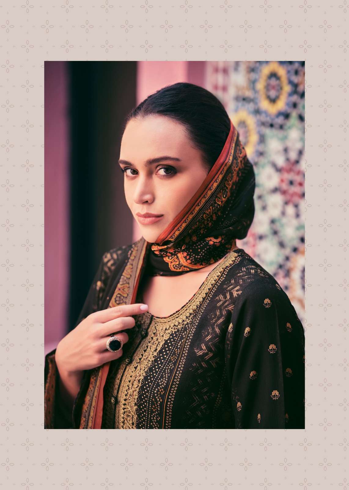 Varsha Fashion Anvika Russian Silk Designer Dress Material - Amrah Wholesale