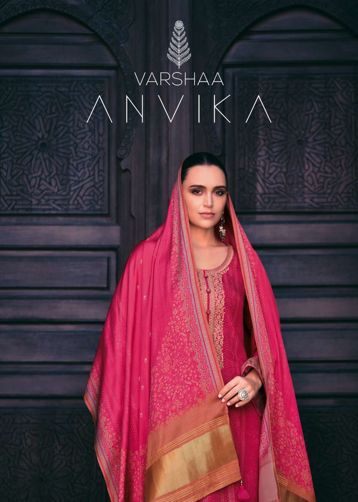 Varsha Fashion Anvika Russian Silk Designer Dress Material - Amrah Wholesale