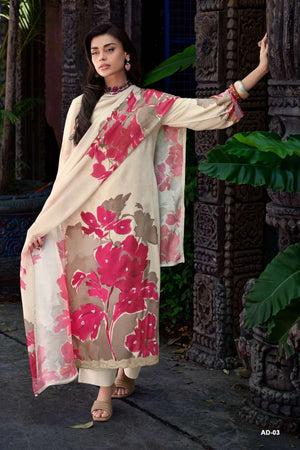 Varsha Fashion Arcadia Viscose Muslin Digital Printed Dress Material