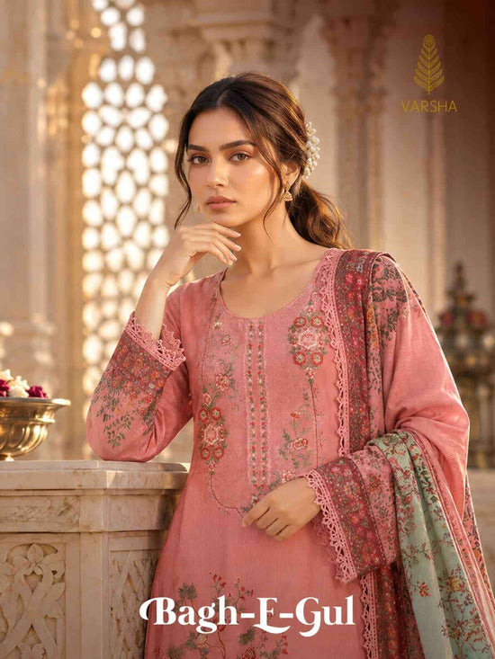 Varsha Fashion Bagh E Gul Pashmina Dress Material
