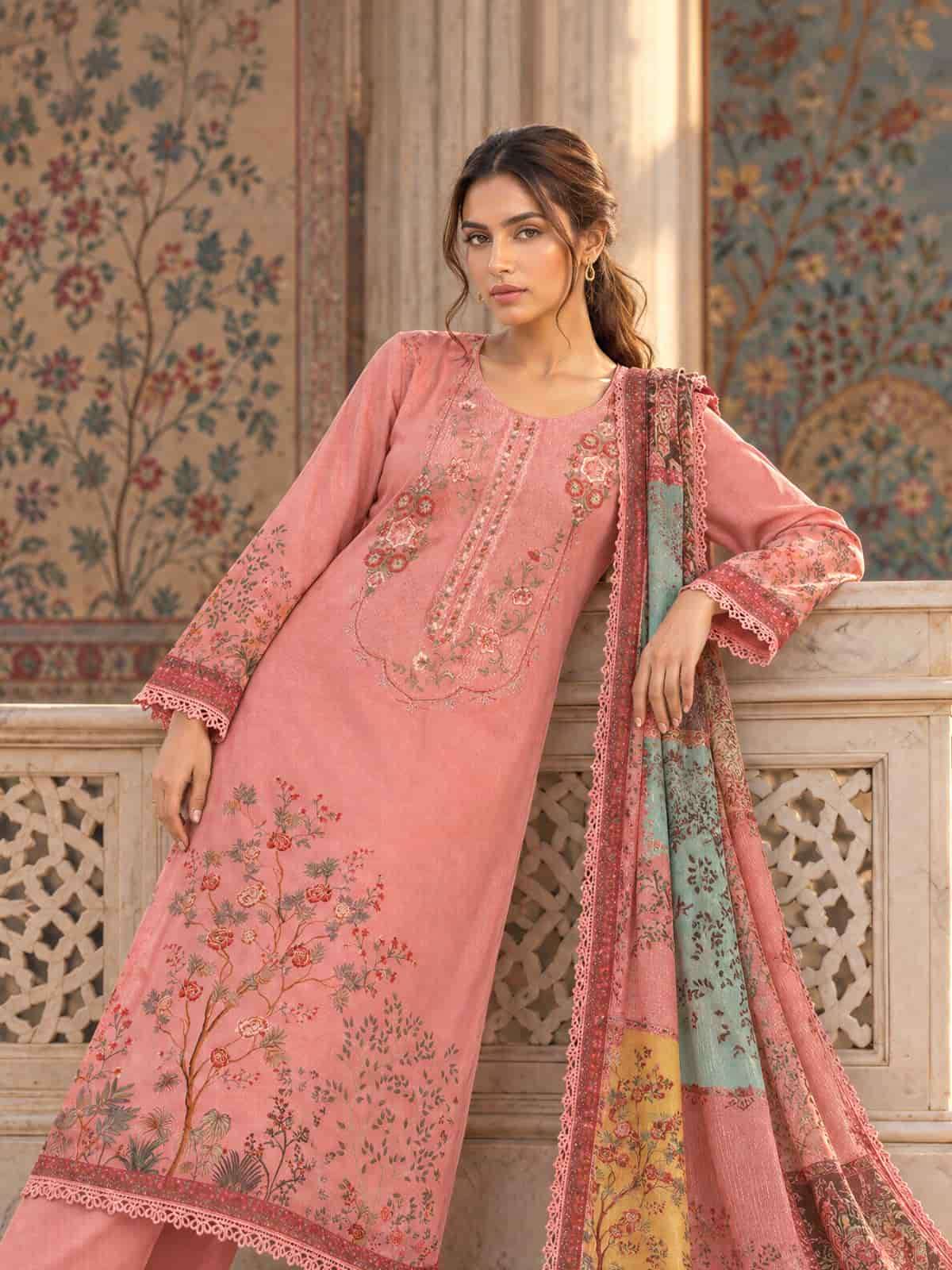 Varsha Fashion Bagh E Gul Pashmina Dress Material