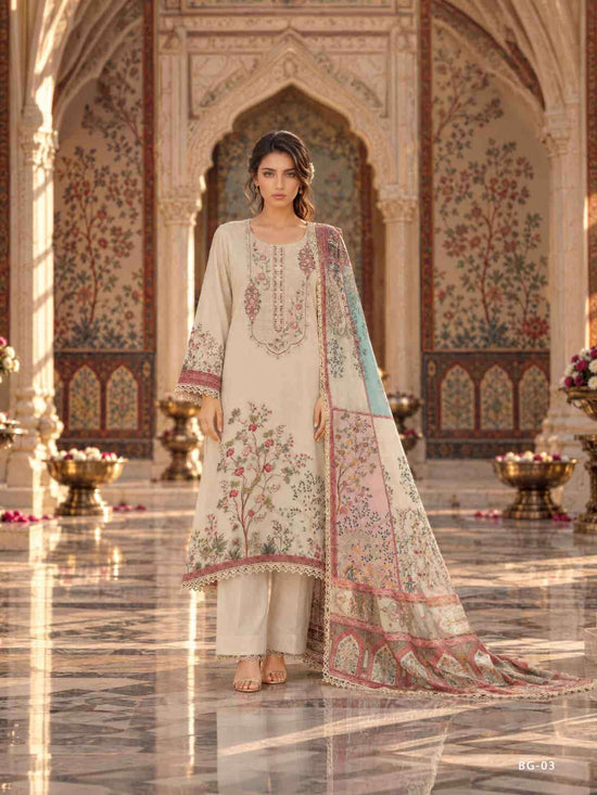 Varsha Fashion Bagh E Gul Pashmina Dress Material