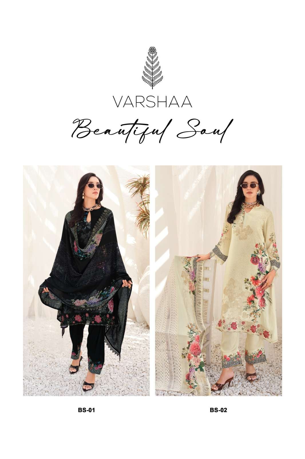 Varsha Fashion Beautiful Soul Muslin Designer Dress Material - Amrah Wholesale