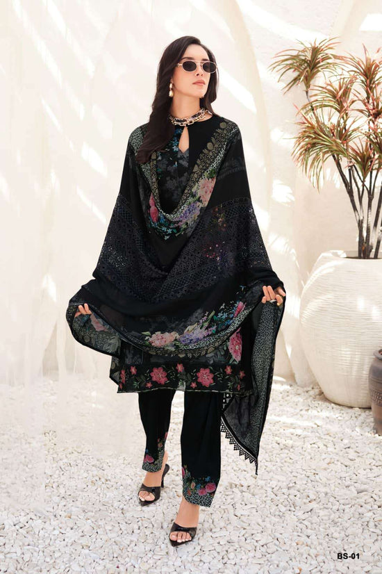 Varsha Fashion Beautiful Soul Muslin Designer Dress Material - Amrah Wholesale